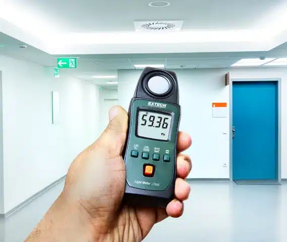 Illumination survey and lighting measurement in Singapore workplace
