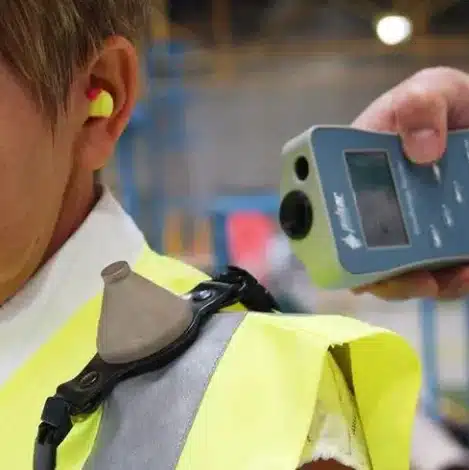 Personal noise monitoring conducted at workplace in Singapore