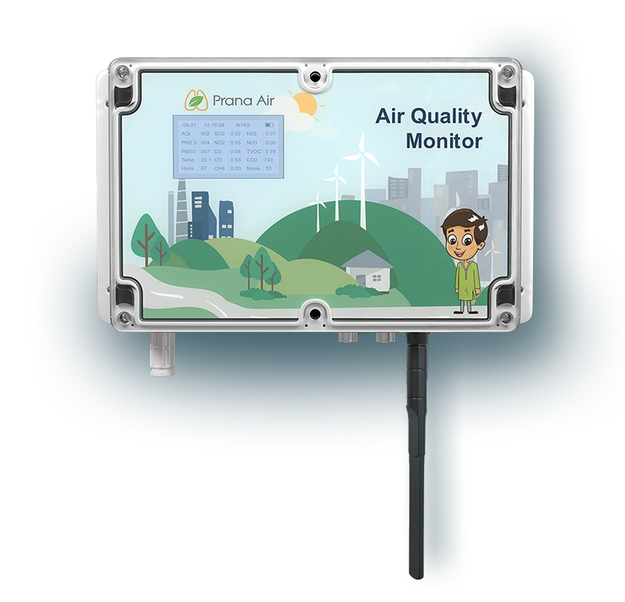 Wireless Real Time Air Quality Monitoring System