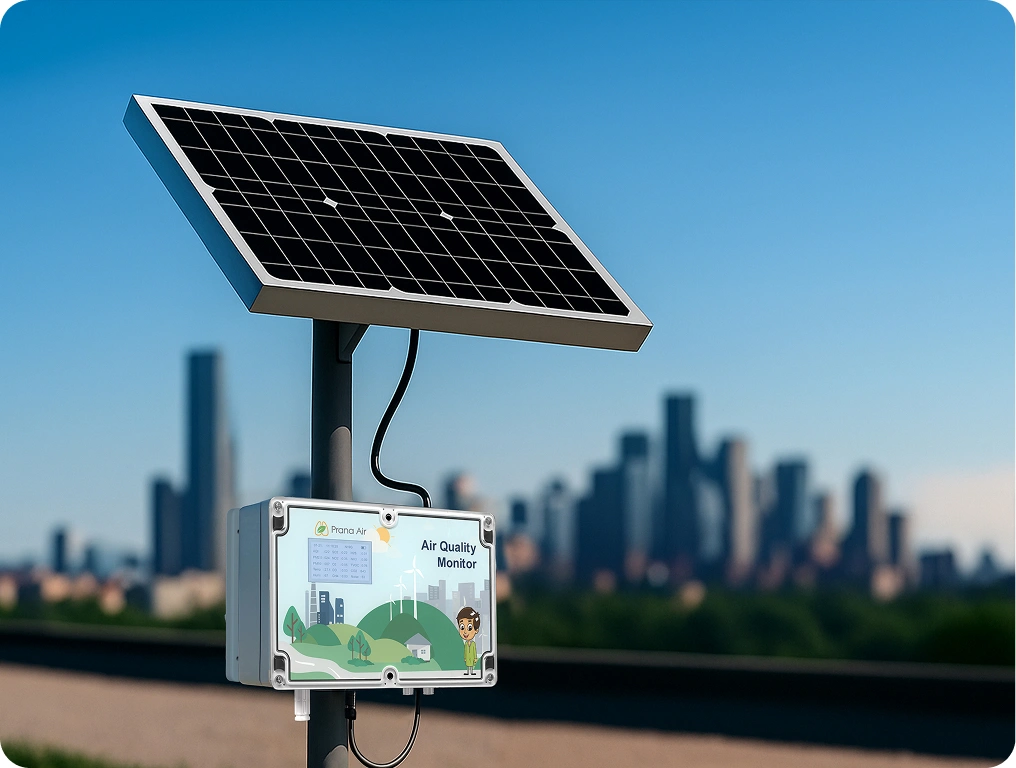Wireless Real Time Ambient Air Quality Monitoring System
